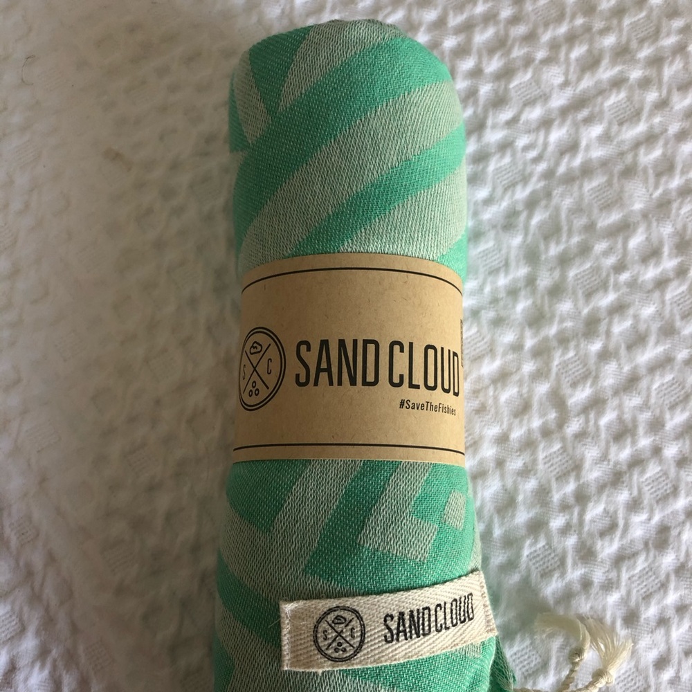 Sand Cloud (Sandcloud) Boho Mint Mandala Towel